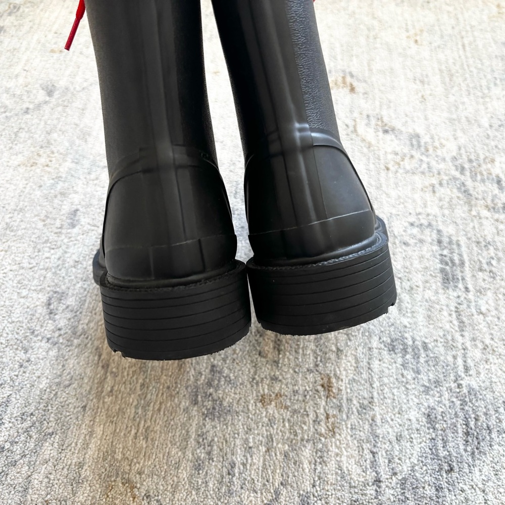 RAG & BONE ANSEL LACE UP RAIN BOOTS SIZE 37/7 TRENDY MODERN CHIC - Picture 5 of 8